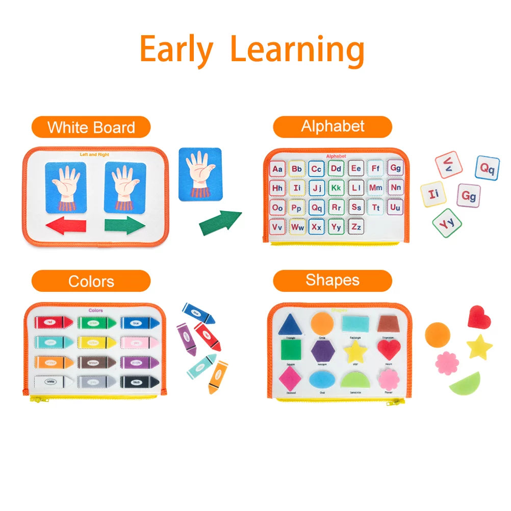 Busy Board Educational Toy for Toddlers 2-4 Year Old, Montessori Preschool Learning Educational Toys for 2-4 Boys Girls