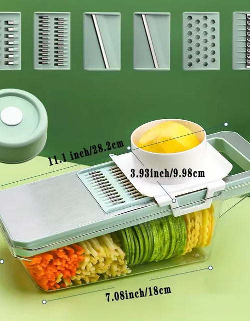 Load image into Gallery viewer, ChopMaster 6-in-1 Manual Vegetable Chopper – Ultimate Kitchen Slicer for Fast, Easy Prep  Description:
