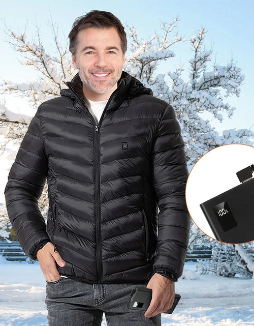 Load image into Gallery viewer, 20000Mah Power Bank for Heated Vest Portable Charger 5V 2.1A Dual USB Ports Battery Pack for Heated Blanket Clothing Black
