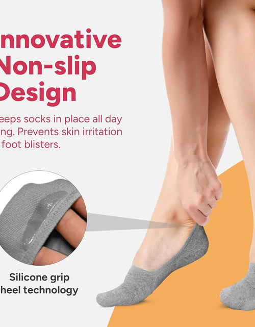 Load image into Gallery viewer, No Show Socks Womens with Low Cut Socks and No Slip Socks for Women
