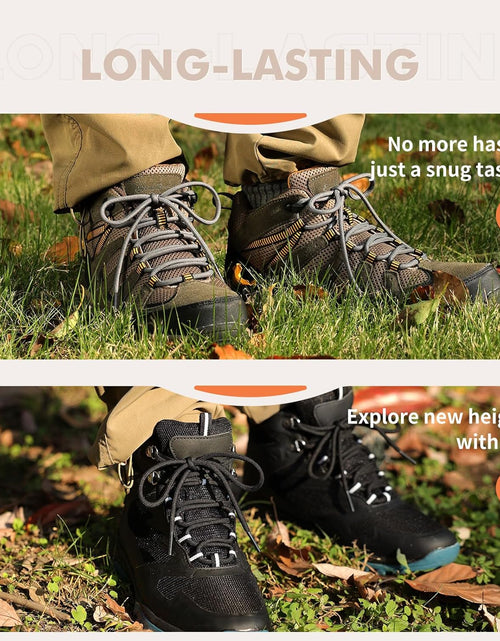 Load image into Gallery viewer, round Shoelaces [2 Pairs] Heavy Duty Boot Shoe Laces for Hiking Work Boots
