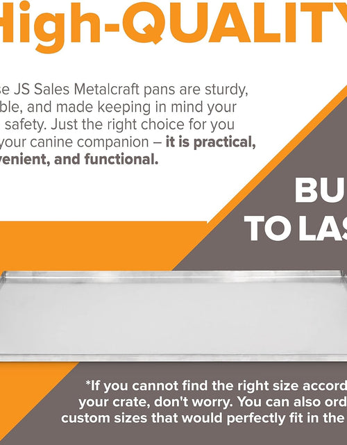 Load image into Gallery viewer, Dog Tray for Large Dogs for Pet Kennel Tray Pet Crates for Small Dogs Pet Tray - General Cage 24-Inch Dog Crates - GL - 23 1/2" X 16 1/2" X 1 1/4" H
