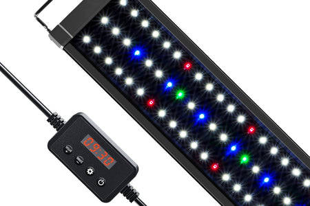 Classicled plus LED Aquarium Light with Timer, 32 Watts, for 48 to 54 Inch Fish Tank Light, Daylight and Moonlight Cycle, Brightness Adjustable