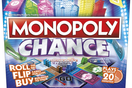 Chance Board Game, Fast-Paced  Game, 20 Min. Average, Ages 8+