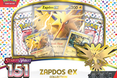 Pokemon Trading Card Games Scarlet & Violet 3.5 151 Collection Zapdos Ex - 4 Pokemon Tgc Scarlet & Violet—151 Booster Packs