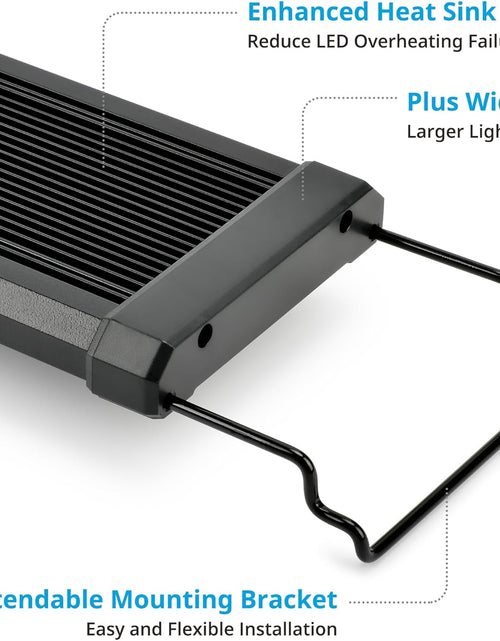 Load image into Gallery viewer, Classicled plus LED Aquarium Light with Timer, 32 Watts, for 48 to 54 Inch Fish Tank Light, Daylight and Moonlight Cycle, Brightness Adjustable
