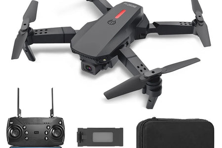 E88 Fpv Mini Drone 4K Professional Aerial Photography Long Range Folding Quadcopter with Camera Remote Control Helicopter Toys