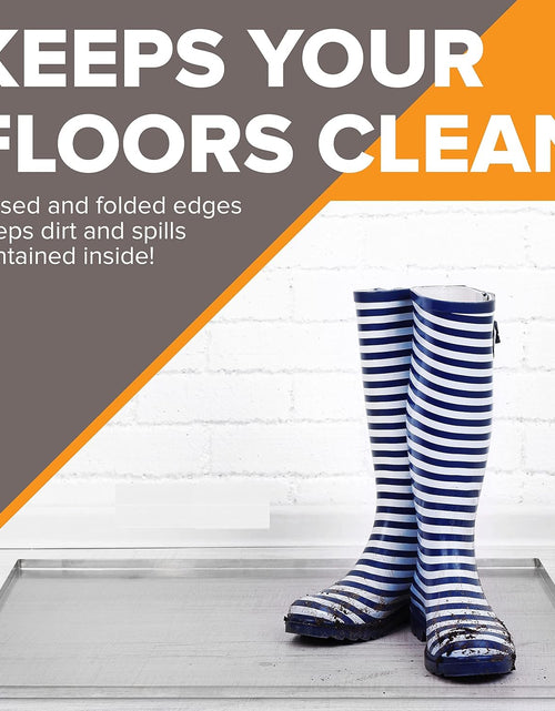 Load image into Gallery viewer, Dog Tray for Large Dogs for Pet Kennel Tray Pet Crates for Small Dogs Pet Tray - General Cage 24-Inch Dog Crates - GL - 23 1/2" X 16 1/2" X 1 1/4" H
